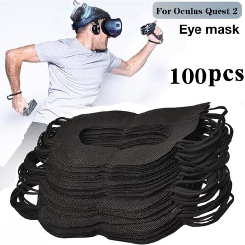 100pcs Disposable VR Mask Face Cover Mask Non-woven Sanitary Mask Eye Prevention Suitable For Oculus Quest 2