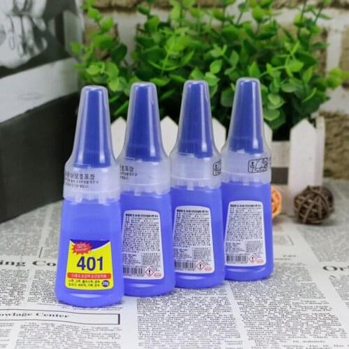 20g Bottle Universal 401 Glue Strong Instant Dry Glue Bonding Adhesive Glue for Plastic Metal Shoes Nail Carpentry Repair