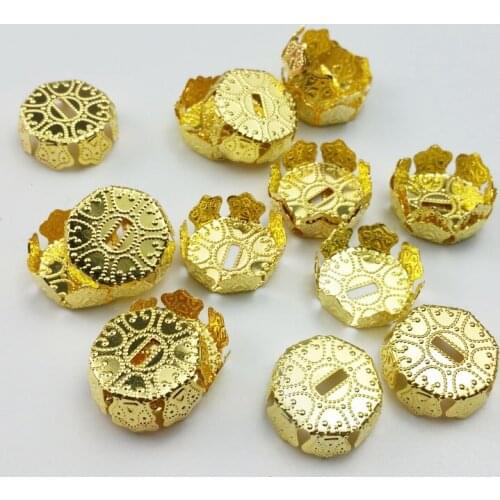 20pcs/lot 20mm Gold iron cap jewelry accessories for