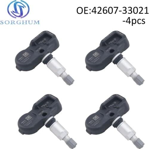 4pcs 42607-33021 Tire Pressure Monitoring System Sensors For Toyota/Scion/Lexus PMV-107J