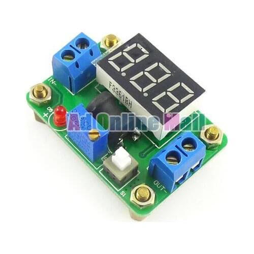 5PCS/LOT DC-DC Converter Buck Step Down Module with Voltmeter 4.5-24V to 0.93-20V