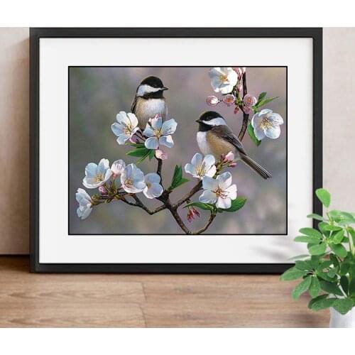 Diamond Painting Cross Stitch Animal Diamond Embroidery Bird Mosaic Painting Full Rhinestone Home Decor