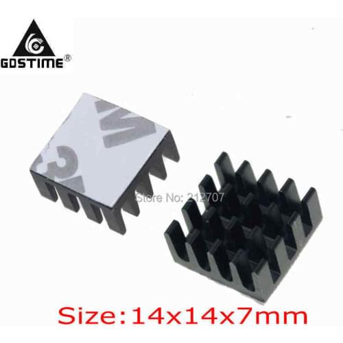 20PCS Gdstime 14x14x7mm Aluminum Heatsink for Chip CPU GPU VGA RAM IC LED Heat sink Radiator Cooling