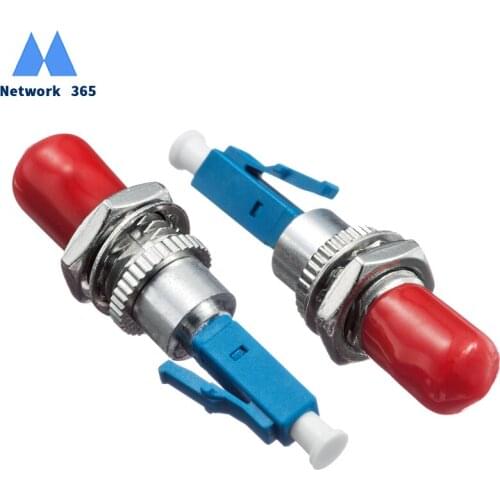 Free Shipping 2pcs/lot ST/UPC Female to LC/UPC Male circular Fiber Optic Adapter