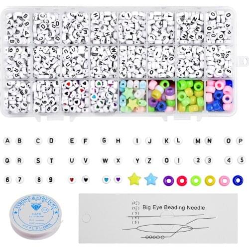 Bracelet Handmade Beaded Material Acrylic Multi-Style Beads with Ornament Filament Accessories