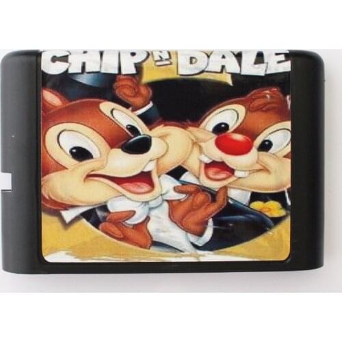 Chip'n Dale Rescue Rangers 16 bit MD Game Card For Sega Mega Drive