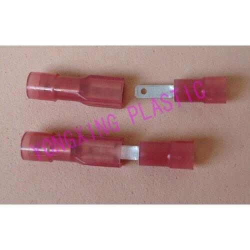 25pcs DBNYD1.25-11 FNY1.25-11 Double crimp Nylon blade terminal 25pcs+25pcs female