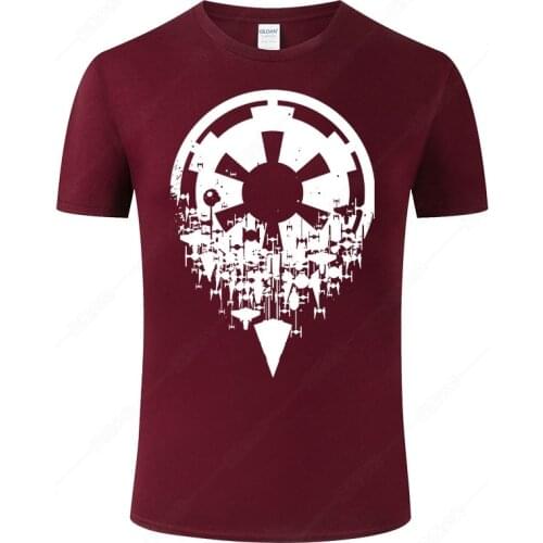 Star Wars T Shirt Men Women Funny Galactic Empire Logo Print T-Shirt Summer Short Sleeve Cotton Tee Streetwear Clothing J60