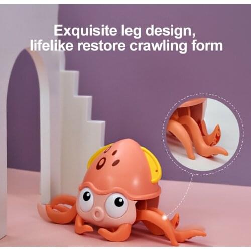 Crawling Octopus Bath Toys For Baby 0 12 24 Months Classic Toy Clockwork Children Swimming Pool Water Game Baby Bath Beach Toys