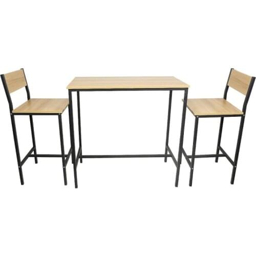 A Set Of 2 Dining Chairs Wooden And Metal Feet Table Suitable For Kitchen Dining Room Living Room Lounge Home Furniture