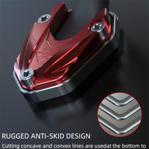 SPIRIT BEAST Motorcycle Foot Support Pad Modification Accessories For SOCO TC TS Side Stand Pad Extension Side Support Pad
