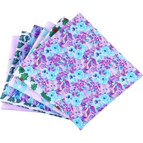 Diy polyester sewing craft fabric printing patch polyester cotton supplies Christmas cartoon anime children quilt 50 * 140cm