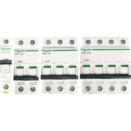 Schneider Circuit breaker Air switch IC65N C25 1P+N C20A 2P 3P C25A 3P C63A 4P 1A 2A 4A 6A 10A 16A 20A 25A 32A 40A 50A 63A