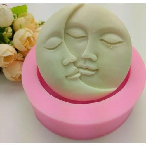 Brand New Silicone Cake Mould Moon Sun Flexible Moulds For Candy Chocolate Cake Mould Bakeware Tools