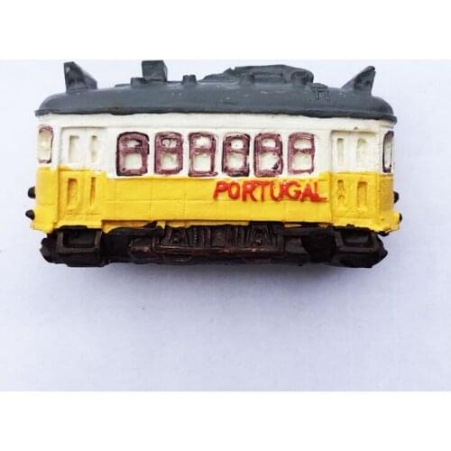 Portugal geographical indication tram three-dimensional eat three-dimensional fridge magnet creative souvenir souvenir