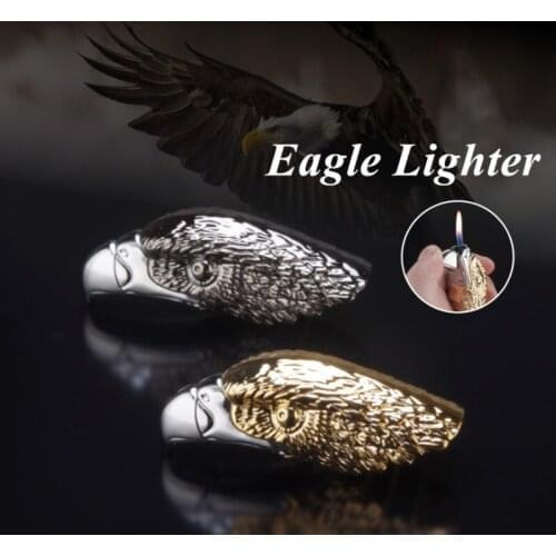Cool Eagle Butane Torch Lighter Refillable Gas Lighters Gadgets For Men Dropship Suppliers Survival Fire Starter Men Gift