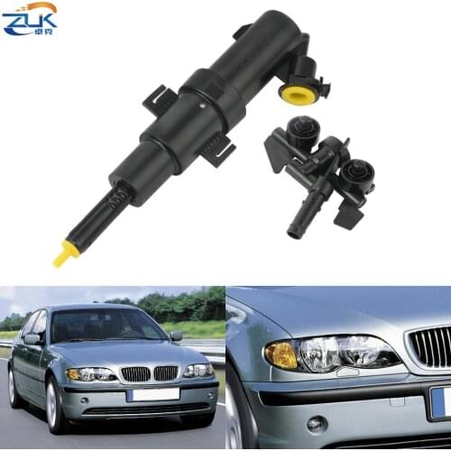 ZUK Headlight Washer Nozzle For BMW 3 Series E46 1997-2006 Car Front Headlamp Cleaning Water Spray Jet Washer Actuator Pump