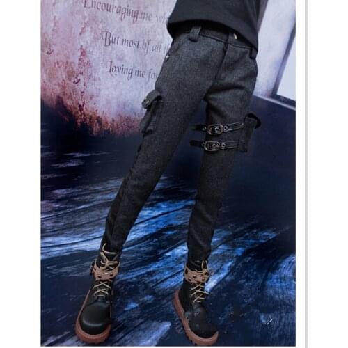 1/3 BJD Clothes Carbon Gray Straight-Leg Pants For Sale,Fashion Doll Clothes Toy Pants Accessories for Dolls Good Quality