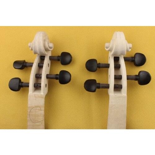 1 pc New hand carved Student Maple Violin Neck + ebony pegs 4/4 size, Violin Parts