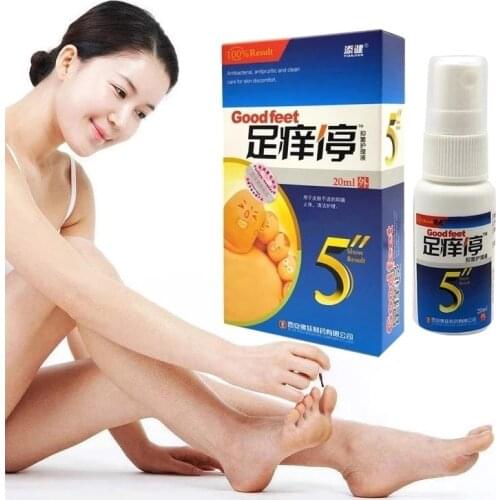 20ml Nano Silver Ion Foot Antibacterial Spray Professional Foot Care Antibacterial Deodorant Antipruritic Antifungal Spray