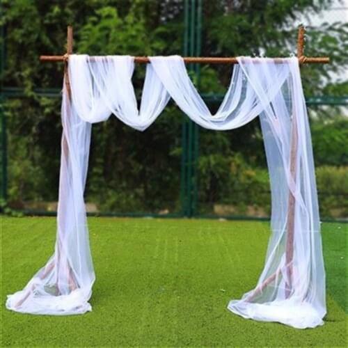 5/8/10 meters Organza Crystal Sheer DIY Wedding Party Arch Tulle Roll Backdrop Supplies Hanging Decor Wedding Decoration 5z