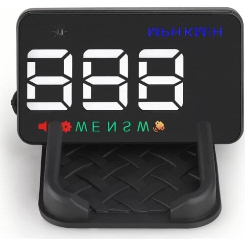 RMLKS A5 Universal Car HUD GPS Speedometer Speedo Head Up Display Digital Over Speed Alert Windshield Projetor Auto Navigation