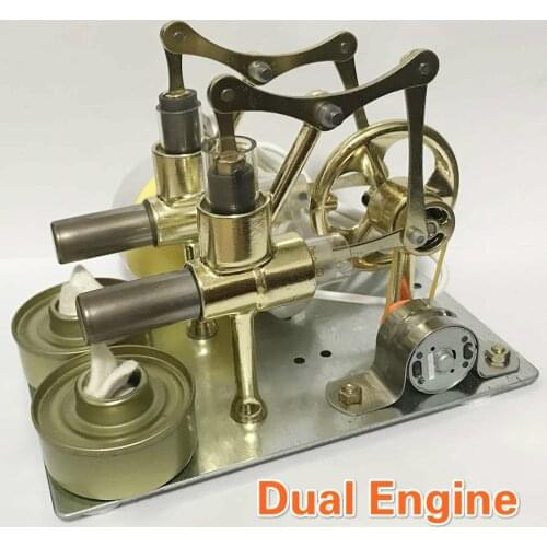 Stirling Engine Balance Engine Motor Model Heat Steam Education DIY Model Toy Gift For Kids Craft Ornament Discovery Alternator