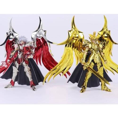 Great Toys GT model Saint Seiya EX Ares Saga Evil God of War Gemini Saga Saintia Shoko PVC Action Figure Metal Armor Mode Toys
