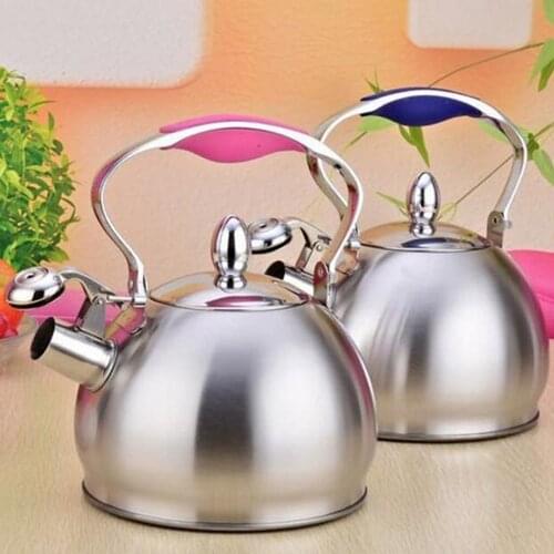Tea Kettle Whistling Tea Kettle Teapot Design, Quick Boiling, Rust Resistant, Stainless Steel Whistle Stove Top Pot, 2.5L