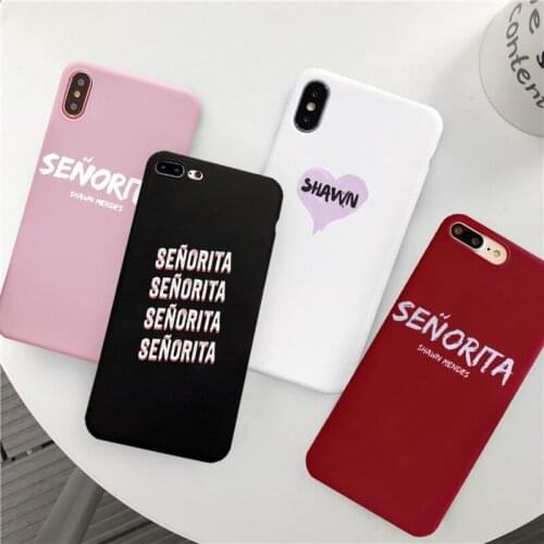 GYKZ Shawn Mendes Camila Cabello Senorita Phone Case For iPhone XS MAX XR X 7 8 6 6s Plus Fashion Soft Silicone Back Cover Coque