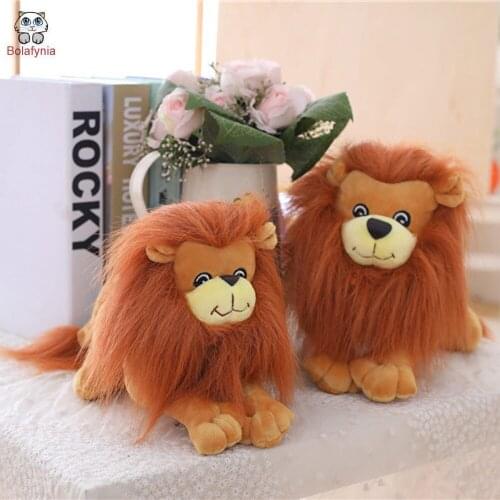 BOLAFYNIA Children Plush Toy Love plush lion Baby Kids Stuffed Toy for Christmas Birthday Gift lion