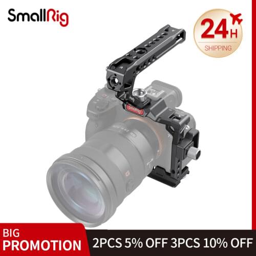 SmallRig Half Camera Cage Kit for Sony Alpha 7S III A7s3 Features an ARRI locating top handle for handheld shooting 3237