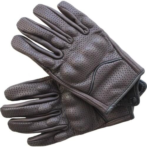 Ebike Electric scooter Motorcycle Gloves Moto Leather Half & Full Finger Protection Glove Motorbike Cycling Riding Racing Glove