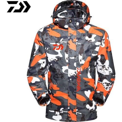 Daiwa Men Fishing Jackets Clothes Breathable keep warm Waterproof Fishing Protection Fishing Wear Outdoor Fishing Jackets