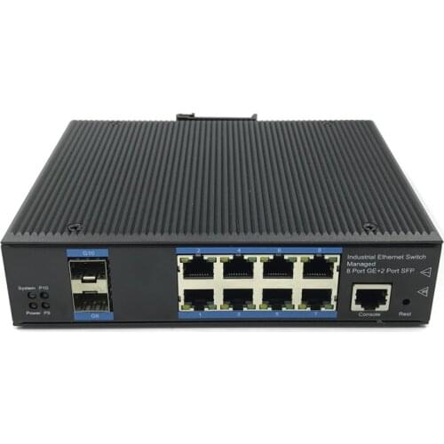 Outdoor industrial grade management POE switch 10/100/1000M industrial grade switch network rack network switch poe switch