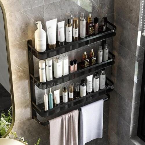 Punch-free Bathroom Toilet Racks Toilet Toilet Toilet Supplies Bathroom Storage Wall Wall Hanging Storage Rack