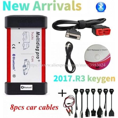 2021 NEW VD DS150E CDP pro best board bluetooth 2017.R3 keygen multidiag pro+ OBD II scanner car truck diagnostic tool