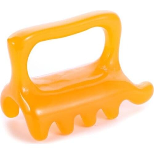 New 50pcs/lot Handheld Massager Neck Shoulder Back Resin Gua sha Relieve Relax Eliminating Excess Body Fat Deposition