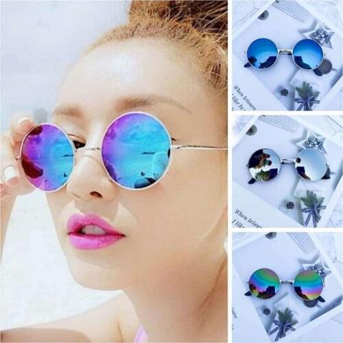 Classic Small Frame Round Sunglasses Women/Men Brand Designer Alloy Mirror Sun Glasses Vintage Modis Oculos sun glasses