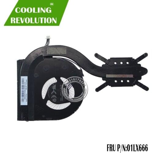 Original laptop Lenovo thinkpad X280 CPU Cooling Fan, Heatsink Assembly Radiator Cooler 01LX666 AT16P004VV0