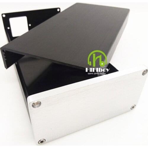 All-aluminum small split power supply/headphone amplifier/instrument and meter aluminum alloy upper and lower split box shell