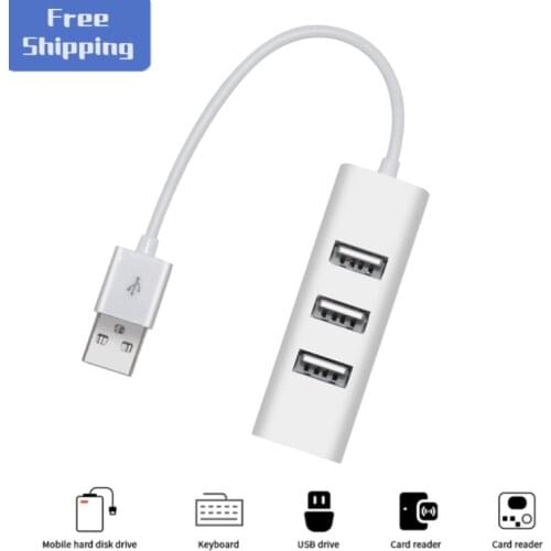 4 Ports USB 2.0 HUB Multi Splitter Expander Multiple Adapter Cable Splitter For Pc Laptop Accessories разветвитель