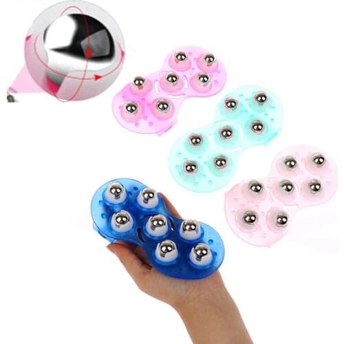 Roller Ball Body Massage Glove Anti-Cellulite Muscle Pain Relief Relax Massager