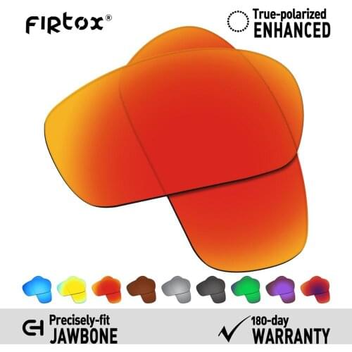 Firtox True UV400 Polarized Lenses Replacement for-Oakley Jawbone Sunglasses (Compatiable Lens Only) - Multiple Colors