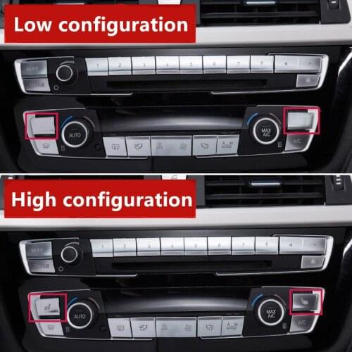 Car Styling Air Conditioning Button Cover Shell for BMW 3 Series 2013-2019 3GT 1 4 Series Protection Auto Decoration Accessories