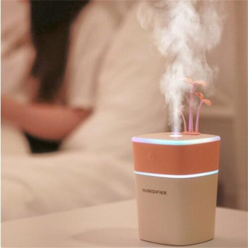 4 In 1 humidifier USB Rechargeable Air Humidifier Purifier Fan LED Night Lamp Power Bank Mist Maker
