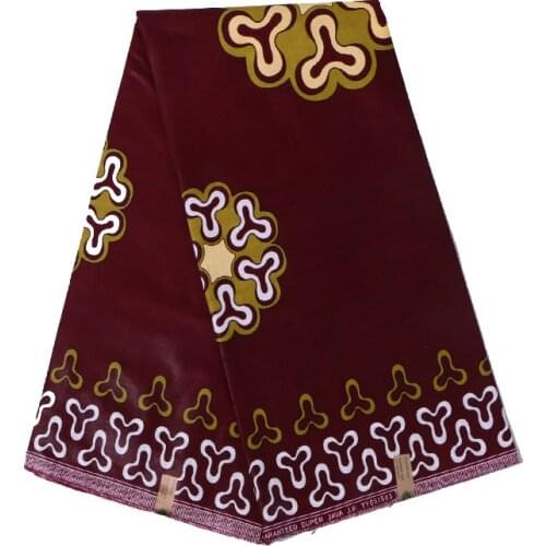 2019 Beautiful Noble Pattern Print Pure Cotton African Pagne Veritable Ankara Real Guaranteed Wax Fabric For Party Dresses