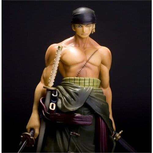 Anime OP Roronoa Zoro Two Years Later Big PVC Action Figure Collectible Model Toys Doll Figurine Kids Gift 25cm