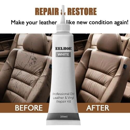 Car Seat Repair Cream Leather Seat Sofa Coat Hole Scratch Cracks Rip Liquid Repair Tool Cleaner Car Care Detailing Tools 2