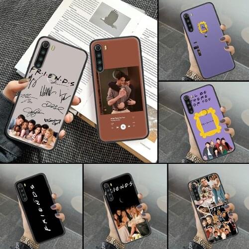 Tv Show Friends Door Phone case For Xiaomi Redmi Note 7 7A 8 8T 9 9A 9S 10 K30 Pro Ultra black art cover pretty funda 3D coque